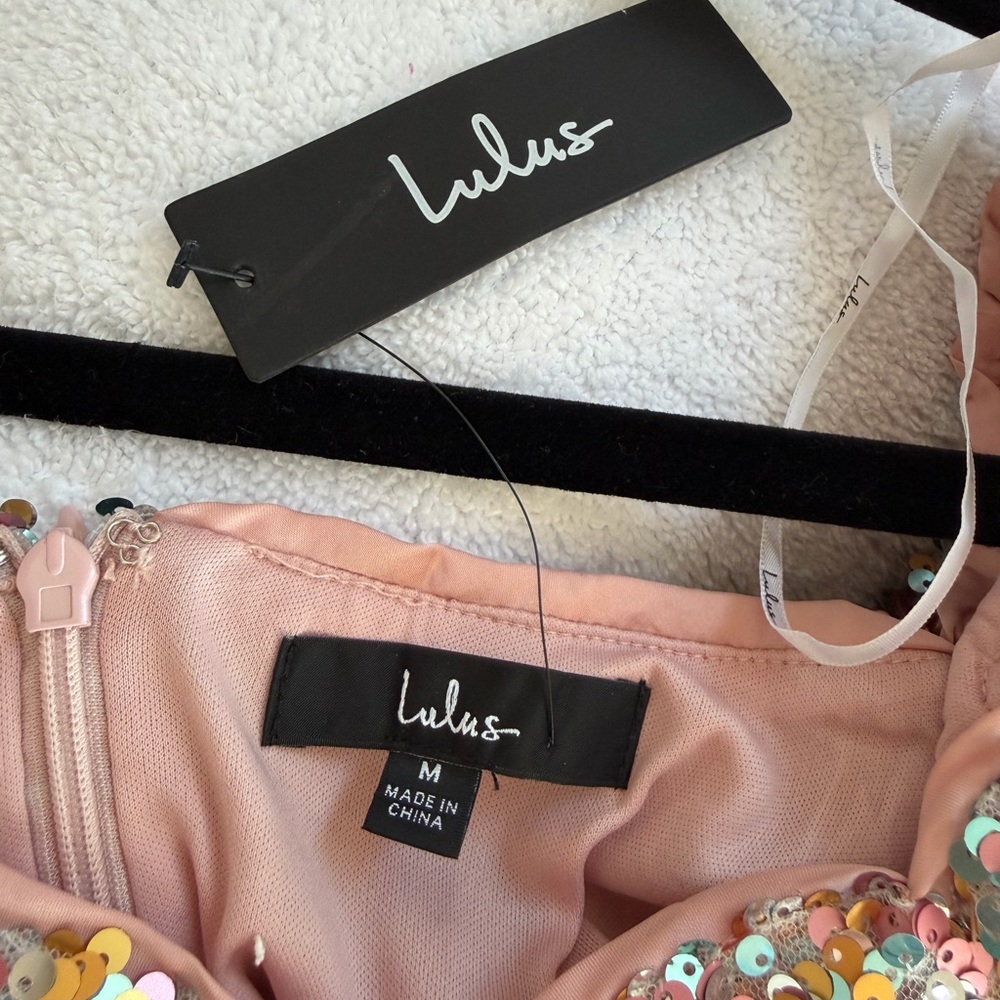Lulu's Multicolor Sequin Mini Dress - Picture 4 of 4